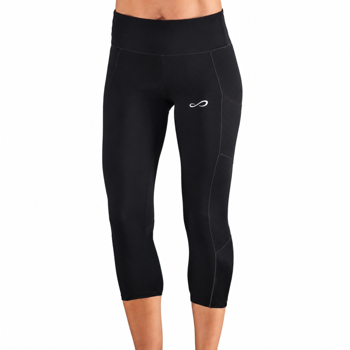 LEGGINGS LINE POCKET HW 7/8 BLACK GREY